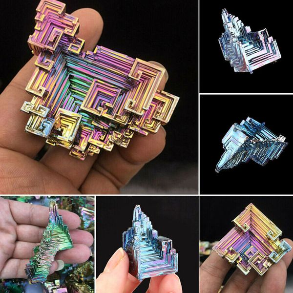 irregular rainbow rare art metal stone bismuth ore natural specimen mineral gem
irregular rainbow rare art metal stone bismuth ore natural specimen mineral gem