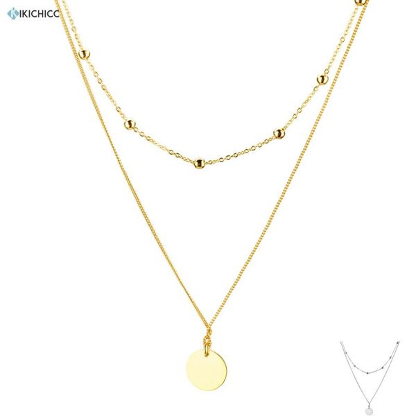 chains kikichicc 925 sterling silver beads double chain chocker round pendant necklace gold wedding 2021 luxury women jewelry gift
chains kikichicc 925 sterling silver beads double chain chocker round pendant necklace gold wedding 2021 luxury women jewelry gift
