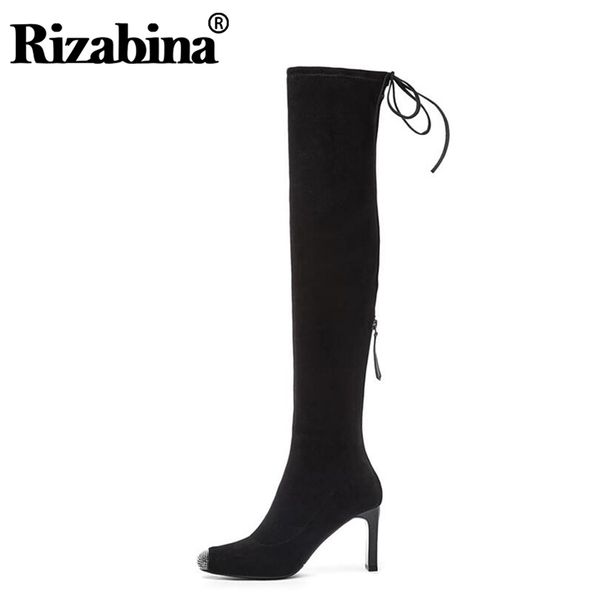boots rizabina women real leather crystal over knee comfortable shoes woman winter warm long size 34-40, Black
boots rizabina women real leather crystal over knee comfortable shoes woman winter warm long size 34-40, Black