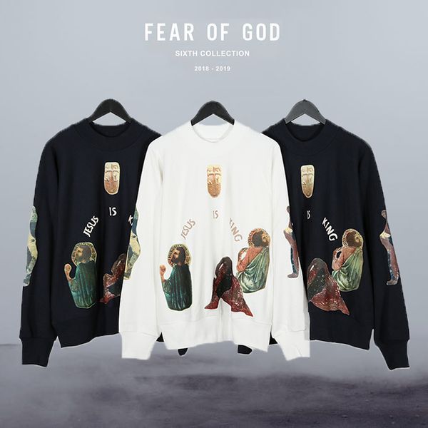 jesus is king three gods kanye high street o neck hoody winter fleece men's sweaters pullover woman sweaters sweatshirts hip hop casual, Black
jesus is king three gods kanye high street o neck hoody winter fleece men's sweaters pullover woman sweaters sweatshirts hip hop casual, Black