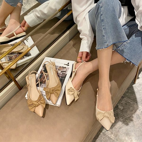 pointed toe sandals women wedges low heel shoes back strap buckle slides fashion butterfly-knot sandalias mujer apricot khaki, Black
pointed toe sandals women wedges low heel shoes back strap buckle slides fashion butterfly-knot sandalias mujer apricot khaki, Black