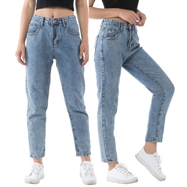 women blue harem jeans loose mom jeans high waist streetwear boyfriends washed denim long trousers bottoms slouchy jeans, Black;white
women blue harem jeans loose mom jeans high waist streetwear boyfriends washed denim long trousers bottoms slouchy jeans, Black;white