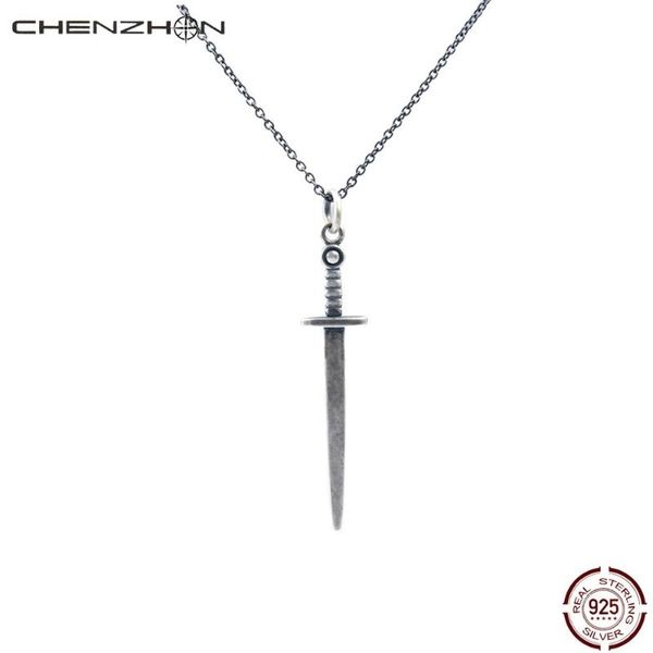 chains chenzhon knight sword necklaces for men women cool 925 sterling silver fashion jewelry retro style gift box free
chains chenzhon knight sword necklaces for men women cool 925 sterling silver fashion jewelry retro style gift box free