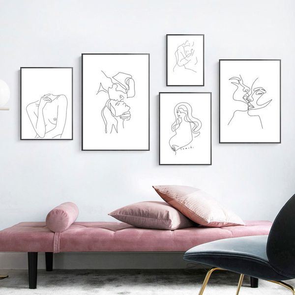 nordic hand painted black and white art poster and print canvas painting set wall picture for living room decoration plakat
nordic hand painted black and white art poster and print canvas painting set wall picture for living room decoration plakat
