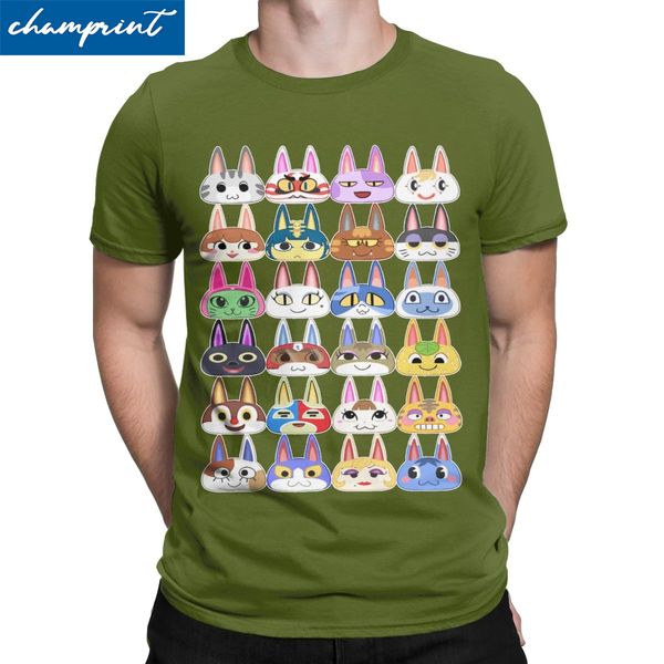 men's animal crossing cat villager heads t shirt pure cotton clothes funny short sleeve round collar tee shirt unique t-shirt
men's animal crossing cat villager heads t shirt pure cotton clothes funny short sleeve round collar tee shirt unique t-shirt