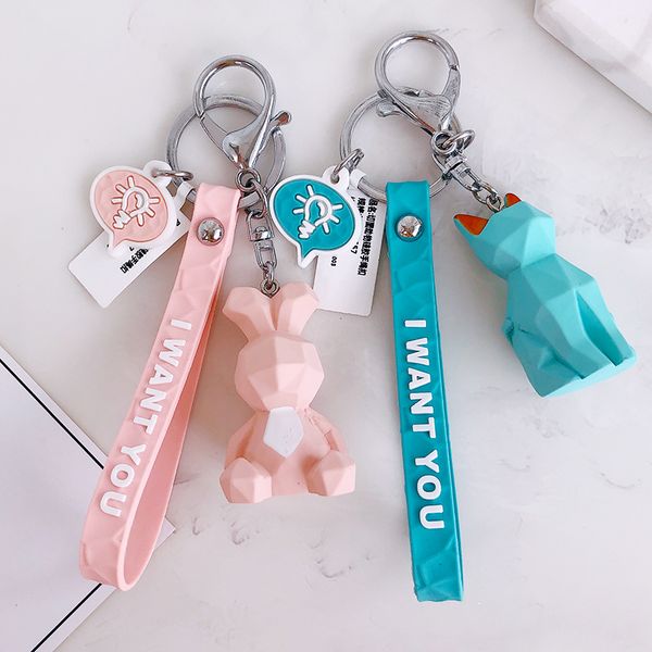 2020 lovely animal dinosaur panda deer keychain keyring for women car key chain cute doll key holder keyring jewelry gift, Silver
2020 lovely animal dinosaur panda deer keychain keyring for women car key chain cute doll key holder keyring jewelry gift, Silver