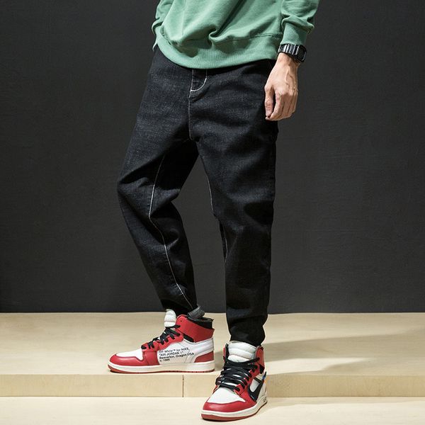 # 2043 черный гарем джинсы мужчины сыпучие полная длина fashions man jeans denim полная длина жан homme jogger японский streetwear, Blue
# 2043 черный гарем джинсы мужчины сыпучие полная длина fashions man jeans denim полная длина жан homme jogger японский streetwear, Blue