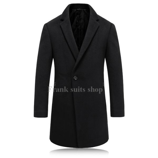 2020 custom-made wool coat men long sections thick woolen coats mens casual fashion jacket casaco masculino palto coat, Black
2020 custom-made wool coat men long sections thick woolen coats mens casual fashion jacket casaco masculino palto coat, Black