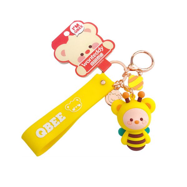 fashion cartoon insect series key chain car key ring bag pendant portable for outside, Black
fashion cartoon insect series key chain car key ring bag pendant portable for outside, Black