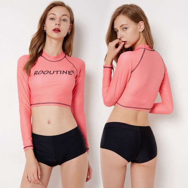long sleeve swimsuits rash guard women tankini crop swim shirt with boyshorts two piece sun protection bathing suit surfing
long sleeve swimsuits rash guard women tankini crop swim shirt with boyshorts two piece sun protection bathing suit surfing