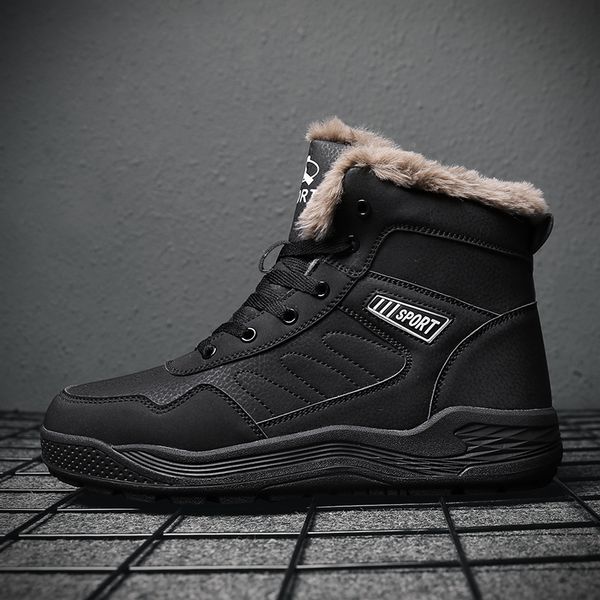 plus cotton high sneakers men bota coturnos masculino winter snow boots men non-slip outdoor ankle boots sneakers casual, Black
plus cotton high sneakers men bota coturnos masculino winter snow boots men non-slip outdoor ankle boots sneakers casual, Black