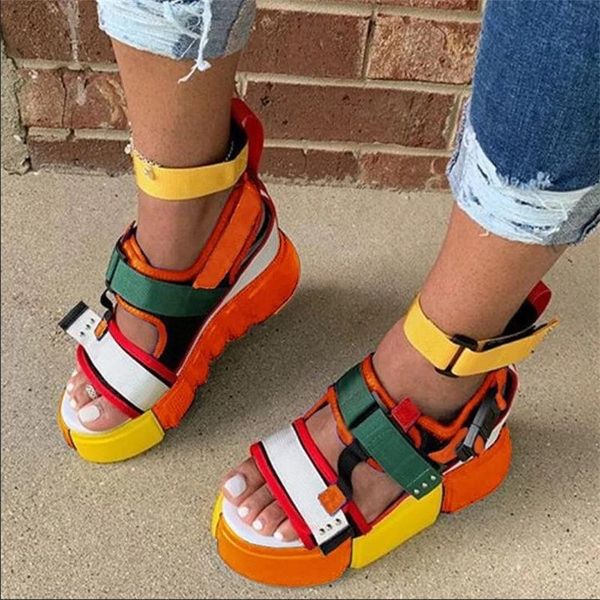 velcros platform open toe platform color block sandals women 2020 summer fashion casual outdoor beach shoes for ladies sandals, Black
velcros platform open toe platform color block sandals women 2020 summer fashion casual outdoor beach shoes for ladies sandals, Black