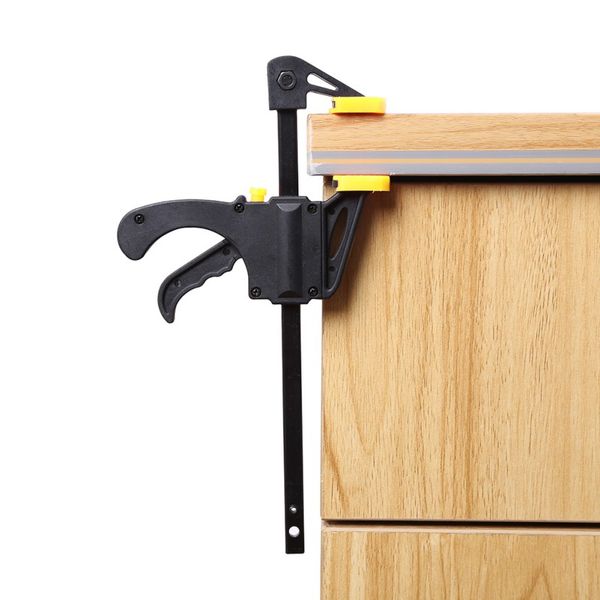 4 inch f woodworking clamp device adjustable diy carpentry gadgets quick ratchet release speed squeeze hand tools
4 inch f woodworking clamp device adjustable diy carpentry gadgets quick ratchet release speed squeeze hand tools