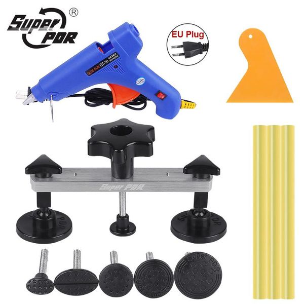 superpdr tools painless dent removal kit for car dent pulling bridge adhesive glue stick for melt glue gun hand tool set
superpdr tools painless dent removal kit for car dent pulling bridge adhesive glue stick for melt glue gun hand tool set