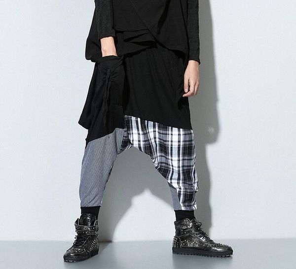 size/ / spring /autumn men's new fashion hip-hop splicing leisure baggy pants, Black
size/ / spring /autumn men's new fashion hip-hop splicing leisure baggy pants, Black