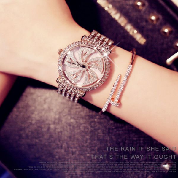luxury women dress watch new rotates windmill dial design brand crystal bracelet watch waterproof quartz watches montre femme, Slivery;brown
luxury women dress watch new rotates windmill dial design brand crystal bracelet watch waterproof quartz watches montre femme, Slivery;brown