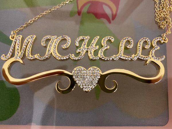 crystal pendant custom name necklace pendant personalise iced out necklace for women jewelry zircon letter hip hop jewelry, Silver
crystal pendant custom name necklace pendant personalise iced out necklace for women jewelry zircon letter hip hop jewelry, Silver
