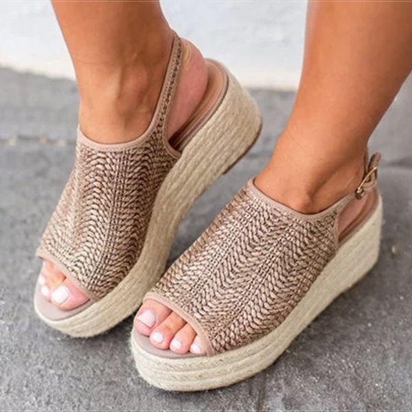 sandals women retro platform with 6cm high heels wedges shoes for plus size 43 summer zapatos mujer, Black
sandals women retro platform with 6cm high heels wedges shoes for plus size 43 summer zapatos mujer, Black
