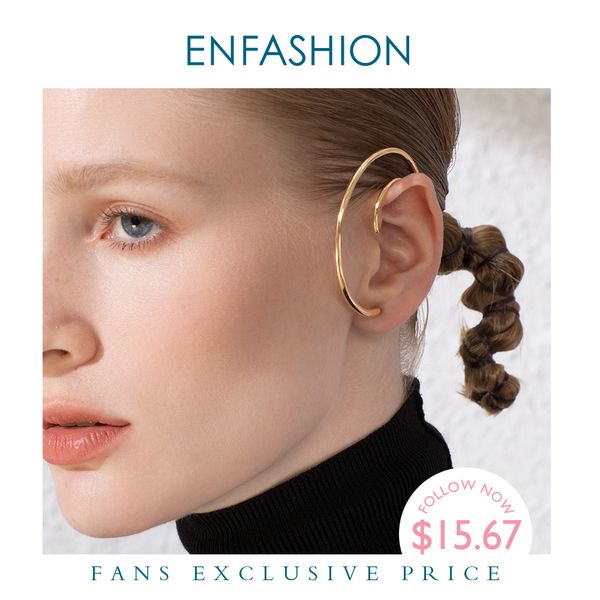 enfashion big circle hoop earrings for women accessories gold color statement ball curve hoops earings fashion jewelry e191122 200924, Golden;silver
enfashion big circle hoop earrings for women accessories gold color statement ball curve hoops earings fashion jewelry e191122 200924, Golden;silver