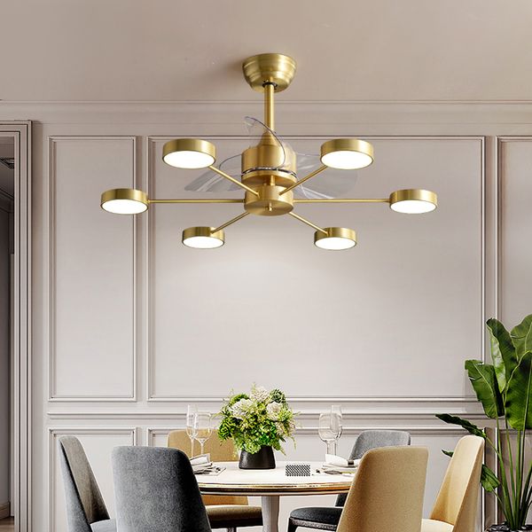electric fans crystal led ceiling fan 42 inch lamps lamp remote control copper invisible simple home living room three color
electric fans crystal led ceiling fan 42 inch lamps lamp remote control copper invisible simple home living room three color