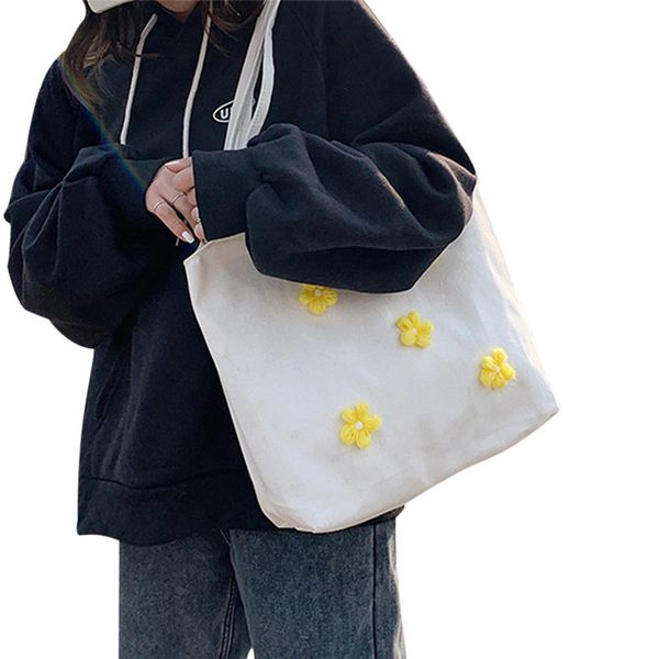 female fashion canvas shoulder bag cute daisy print large capacity multipurpose school bag handbag travel for girls
female fashion canvas shoulder bag cute daisy print large capacity multipurpose school bag handbag travel for girls