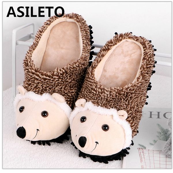 asileto winter warm cozy slippers couples round toe flock cute hedgehog big size 35-43 brown indoor home pantoufle f999, Black
asileto winter warm cozy slippers couples round toe flock cute hedgehog big size 35-43 brown indoor home pantoufle f999, Black