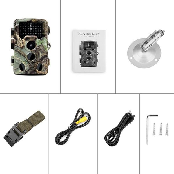 16mp 1080p hd trail camera infrared night vision 120°wide angle hunting camera ip56 waterproof cam for wildlife monitoring
16mp 1080p hd trail camera infrared night vision 120°wide angle hunting camera ip56 waterproof cam for wildlife monitoring