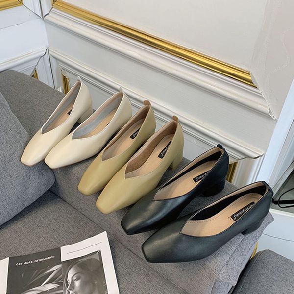2020 autumn women pumps lazy loafers mules shoes slip on mid heels pumps fashion outside dress shoes shallow size 35-39, Black
2020 autumn women pumps lazy loafers mules shoes slip on mid heels pumps fashion outside dress shoes shallow size 35-39, Black