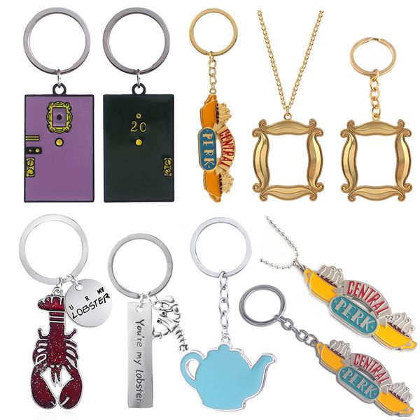 classic friends tv show gifts keychains central perk coffee time lobster pendant key chain for friends souvenir jewelry, Silver
classic friends tv show gifts keychains central perk coffee time lobster pendant key chain for friends souvenir jewelry, Silver