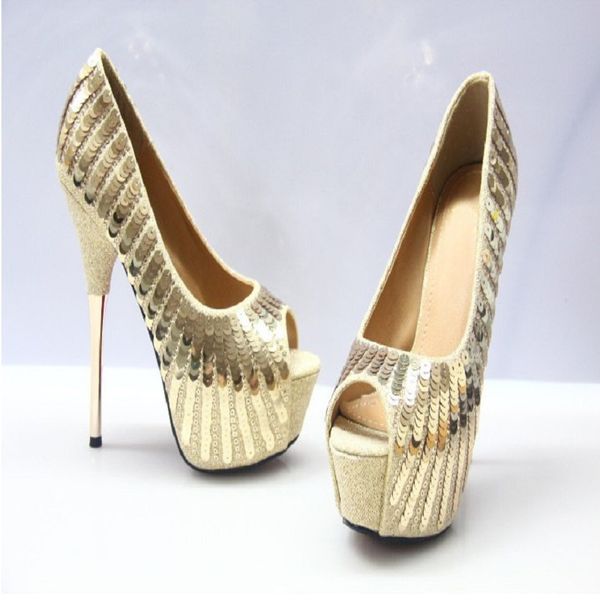2020 spring and summer new fish mouth single shoes super high heel sequined shoes gold wedding, Black
2020 spring and summer new fish mouth single shoes super high heel sequined shoes gold wedding, Black