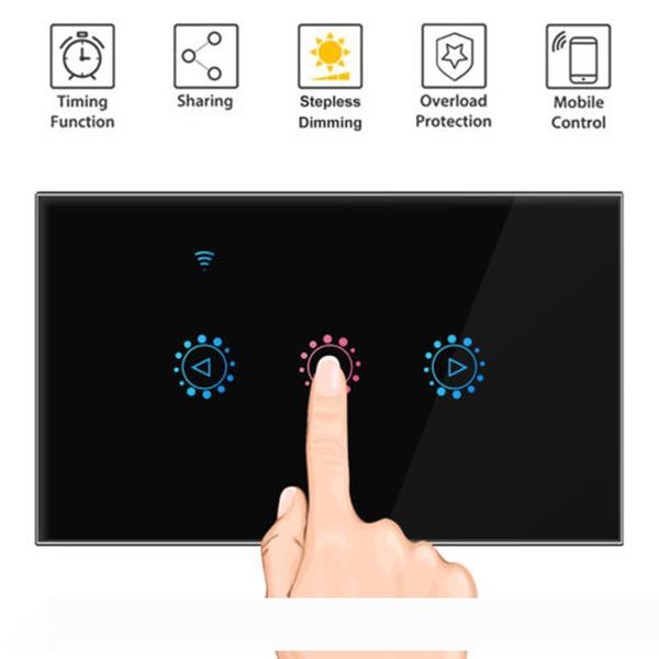 2019 smart touch light switch us standard 1 2 3 gang interruptor 110v wifi wireless ewelinkapp remote control switches wall switch
2019 smart touch light switch us standard 1 2 3 gang interruptor 110v wifi wireless ewelinkapp remote control switches wall switch