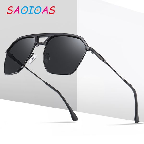 saoioas brand 2020 fashion sunglasses men polarized square metal frame male sun glasses driving fishing eyewear uv400 protection, White;black
saoioas brand 2020 fashion sunglasses men polarized square metal frame male sun glasses driving fishing eyewear uv400 protection, White;black