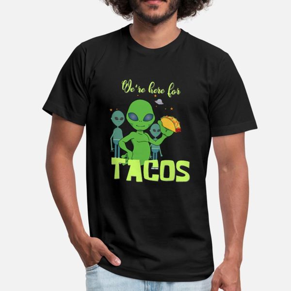 we are here for tacos aliens ufo funny spaceship t shirt men personalized short sleeve euro size s-3xl graphic casual summer outfit
we are here for tacos aliens ufo funny spaceship t shirt men personalized short sleeve euro size s-3xl graphic casual summer outfit