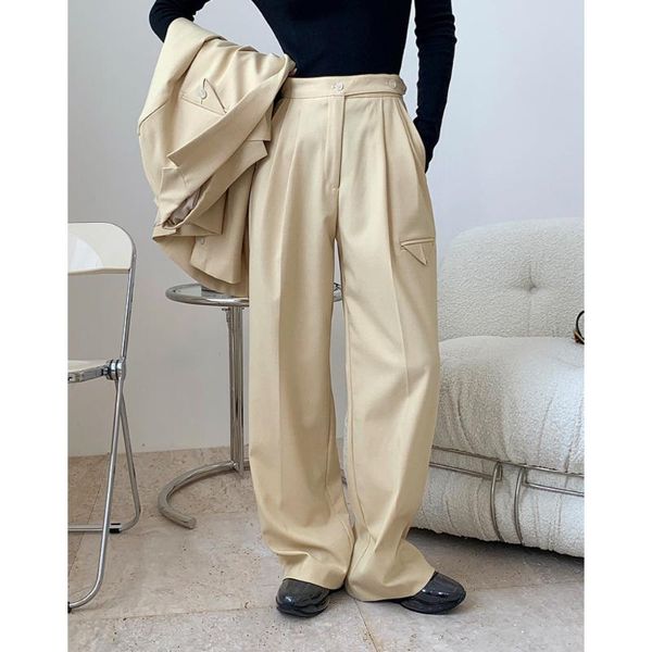 2020 spring autumn female solid wide leg pants women full length pants ladies simple casual straight, White
2020 spring autumn female solid wide leg pants women full length pants ladies simple casual straight, White