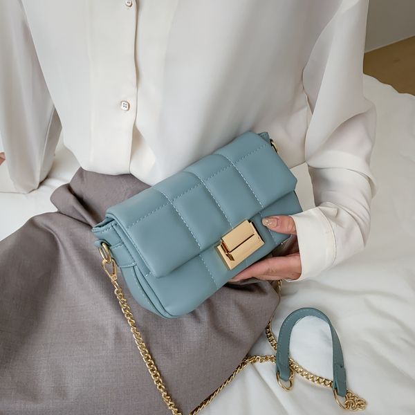 soft leather small square bag female 2020 new fashion wild shoulder chain lock bag casual diagonal mobile phone coin purse tide
soft leather small square bag female 2020 new fashion wild shoulder chain lock bag casual diagonal mobile phone coin purse tide