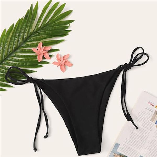 swimwear women briefs bikini bottom side ties brazilian thong swimsuit classic cut bottoms biquini swim short ladies swimsuit 3, White;black
swimwear women briefs bikini bottom side ties brazilian thong swimsuit classic cut bottoms biquini swim short ladies swimsuit 3, White;black