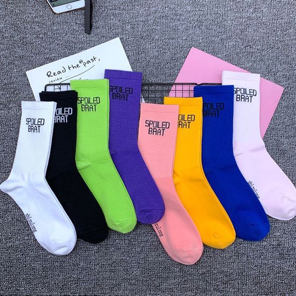 chaozhu new spoiled brat bright colors fashion stretch street young socks 8 colors neon navy purple white yellow socks, Black
chaozhu new spoiled brat bright colors fashion stretch street young socks 8 colors neon navy purple white yellow socks, Black