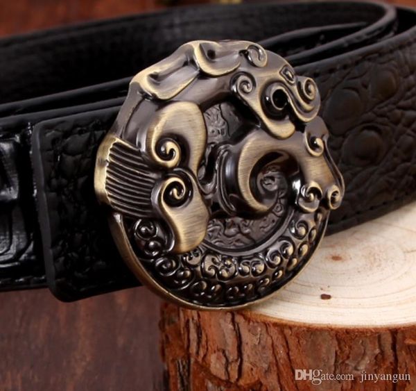 anxianni new belt male crocodile pattern men s leather belt faucet smooth buckle personalized fashion04, Black;brown
anxianni new belt male crocodile pattern men s leather belt faucet smooth buckle personalized fashion04, Black;brown