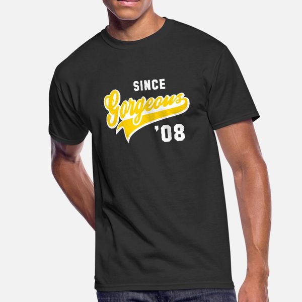 gorgeous since 2008 birthday anniversary t shirt men print cotton s-xxxl costume anti-wrinkle casual spring standard shirt
gorgeous since 2008 birthday anniversary t shirt men print cotton s-xxxl costume anti-wrinkle casual spring standard shirt