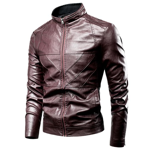 men 2020 spring new motor causal pu leather warm jacket coat men autumn fashion pockets windproof pu leather jacket men 4xl, Black;brown
men 2020 spring new motor causal pu leather warm jacket coat men autumn fashion pockets windproof pu leather jacket men 4xl, Black;brown