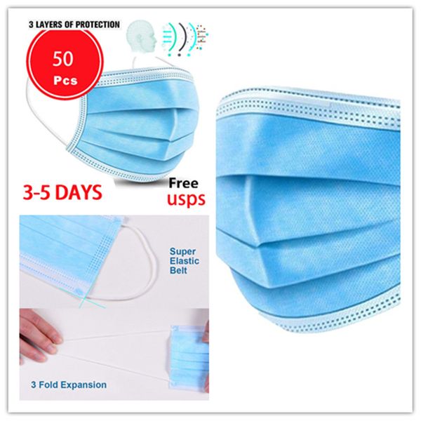 Free Shipping 3-7 Disposable Face Masks with Elastic Ear Loop 3 Ply Breathable for Blocking Dust Air Anti-Pollution Mask Face Masks Wholesal
Free Shipping 3-7 Disposable Face Masks with Elastic Ear Loop 3 Ply Breathable for Blocking Dust Air Anti-Pollution Mask Face Masks Wholesal