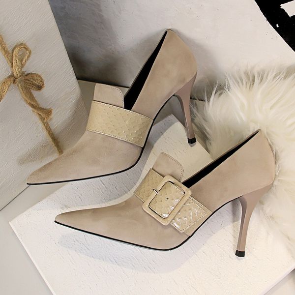 genshuo women pumps heeled shoes nude pointed toe high heel shoes stiletto high heels ladies 9.5cm big size 40, Black
genshuo women pumps heeled shoes nude pointed toe high heel shoes stiletto high heels ladies 9.5cm big size 40, Black