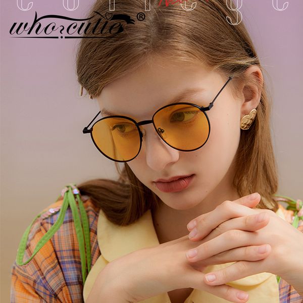 who cutie 2020 trendy fashion oval sunglasses women 2020 brand designer vintage retro sun glasses female yellow lens shades s028, White;black
who cutie 2020 trendy fashion oval sunglasses women 2020 brand designer vintage retro sun glasses female yellow lens shades s028, White;black