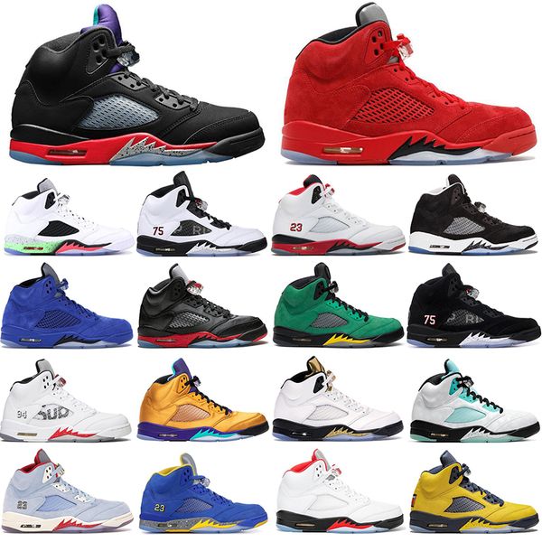 with socks new jumpman mens 5 5s basketball shoes sneakers island green suede trophy room michigan wings olympic sports sneakers 40-47, White;red
with socks new jumpman mens 5 5s basketball shoes sneakers island green suede trophy room michigan wings olympic sports sneakers 40-47, White;red
