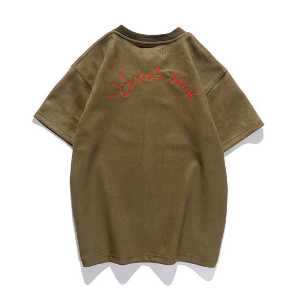 ts leather velvet short-sleeved tie-dye burnt-out wash-printed loose t-shirt 2020, White;black
ts leather velvet short-sleeved tie-dye burnt-out wash-printed loose t-shirt 2020, White;black