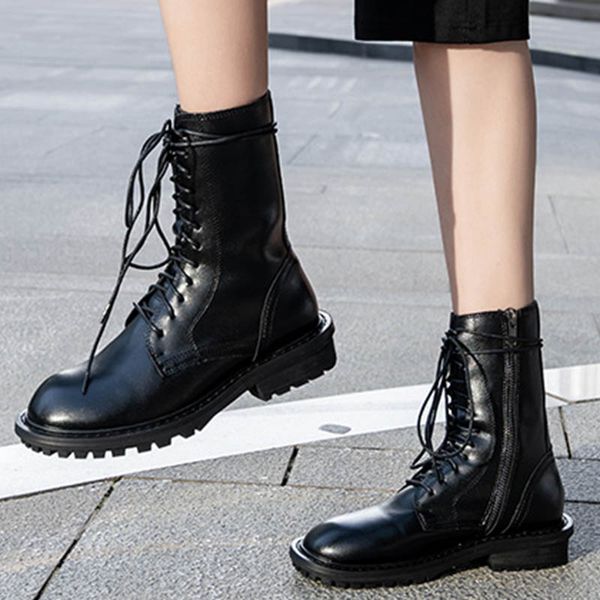 boots student lace up botas mid-calf british riding women shoes zipper botines mujer chunky heels winter plush 2021, Black
boots student lace up botas mid-calf british riding women shoes zipper botines mujer chunky heels winter plush 2021, Black