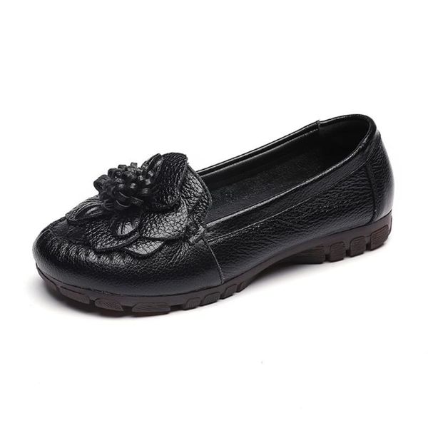 2020 autumn winter new mother shoes women leather flat bottom soft non-slip sets of feet shoes fashion flowers women's, Black
2020 autumn winter new mother shoes women leather flat bottom soft non-slip sets of feet shoes fashion flowers women's, Black