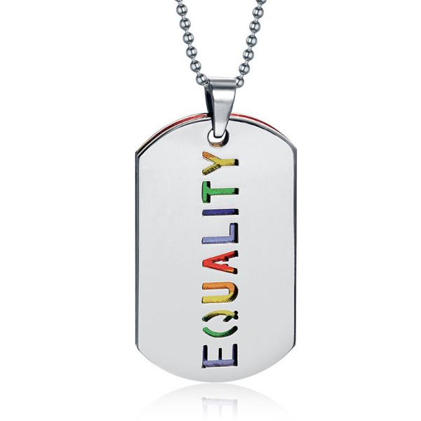 pendant necklaces arrival letter necklace stainless steel equality rainbow gay pride jewelry, Silver
pendant necklaces arrival letter necklace stainless steel equality rainbow gay pride jewelry, Silver