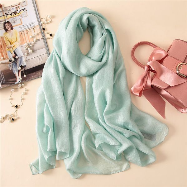 new 2020 women scarf fashion solid color big size silk scarves for lady bandana winter shawls and wraps hijab stoles, Blue;gray
new 2020 women scarf fashion solid color big size silk scarves for lady bandana winter shawls and wraps hijab stoles, Blue;gray