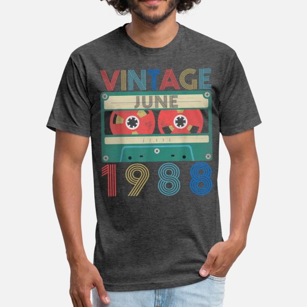 retro vintage june 1988 birthday t shirt men printing cotton euro size s-3xl natural interesting funny spring trend shirt, White;black
retro vintage june 1988 birthday t shirt men printing cotton euro size s-3xl natural interesting funny spring trend shirt, White;black